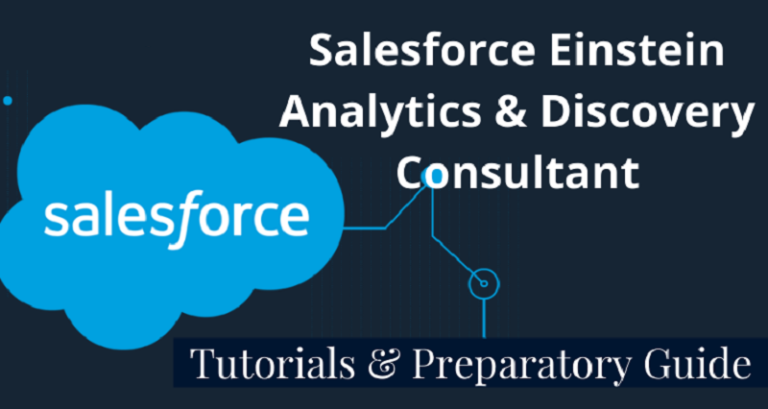 Salesforce Einstein-Analytics-and-Discovery-Consultant Braindumps